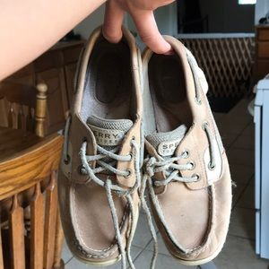 Sperry’s khaki colored!!